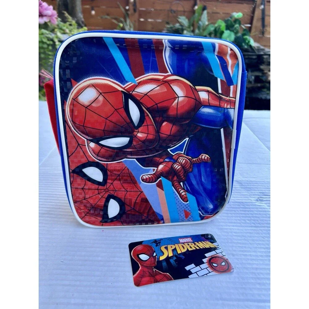 2026 Marvel Spider-Man Insulated Lunch Box Bag Fast Forward New With Tags
